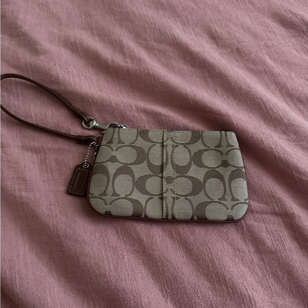 Coach Signature Wristlet